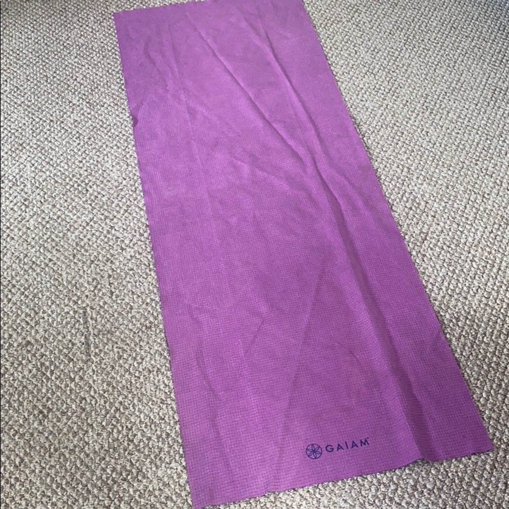 Gaiam Purple Yoga Mat Covering